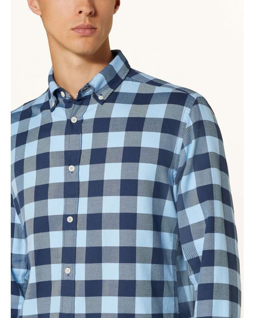 Olymp Hemd Casual regular fit in Blue für Herren