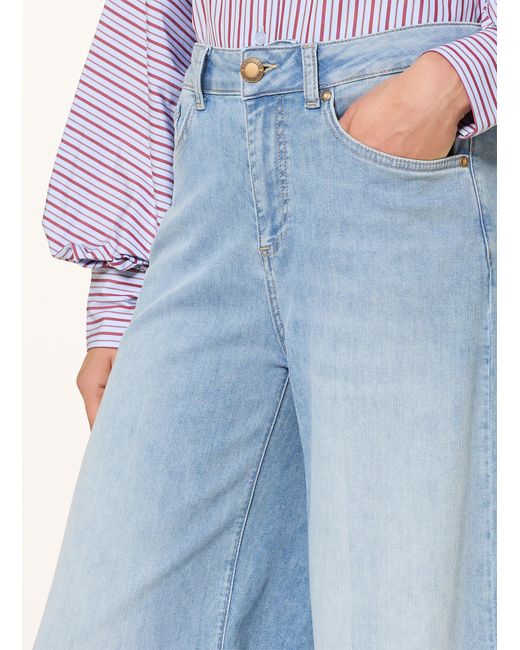 Seductive Blue Flared Jeans MAURY