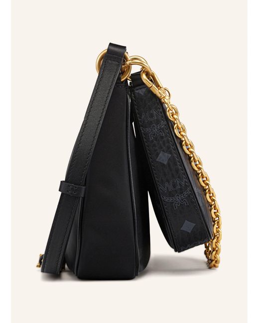MCM Black Umhängetasche AREN DUO HOBO