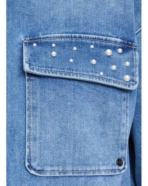 BETTY&CO Blue Jeansjacke mit 3/4-Arm