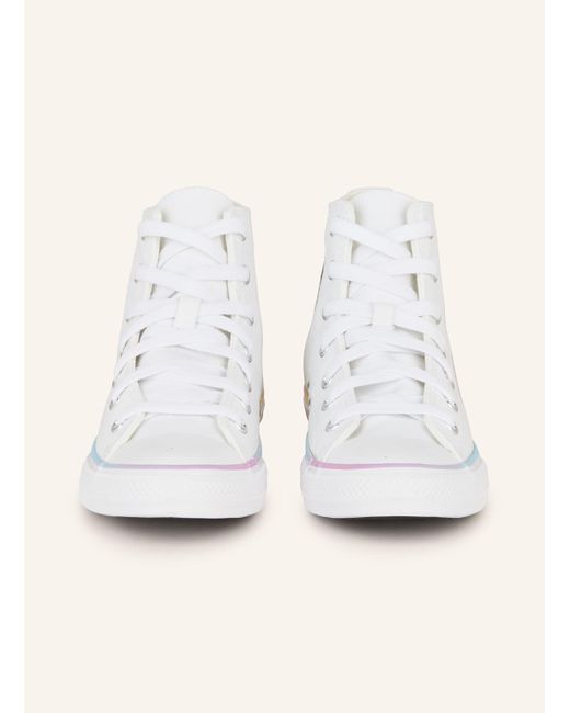 Converse White Hightop-Sneaker CHUCK TAYLOR ALL STAR PRIDE
