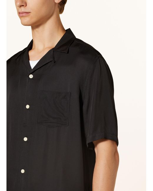 AllSaints Resorthemd SUNSMIRK Relaxed Fit in Black für Herren