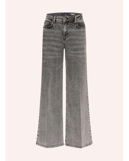RAFFAELLO ROSSI Gray Flared Jeans SVENTY