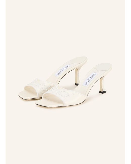 Jimmy Choo Natural Mules