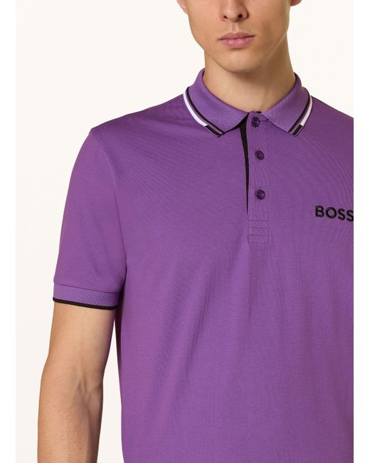 Boss Funktions-Poloshirt PADDY PRO in Purple für Herren