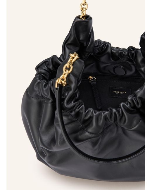DeMellier London Black Beuteltasche MIAMI MIDI