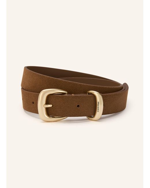 Calvin Klein Brown Ledergürtel
