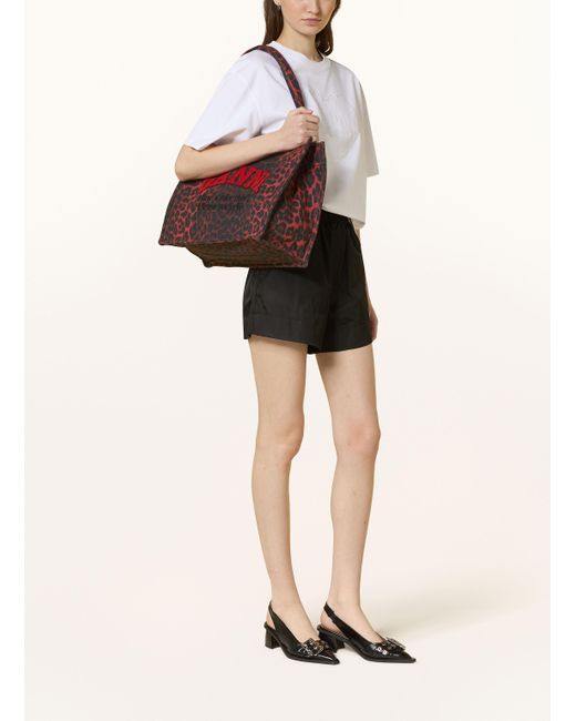 Ganni Red Shopper EASY LARGE