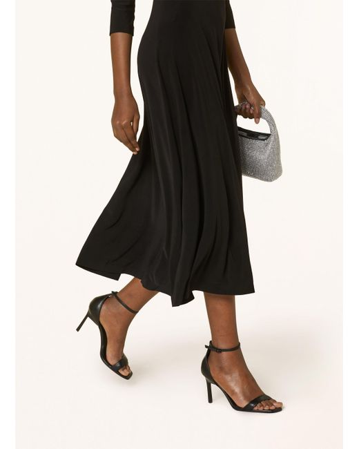 Norma Kamali Black Jerseykleid