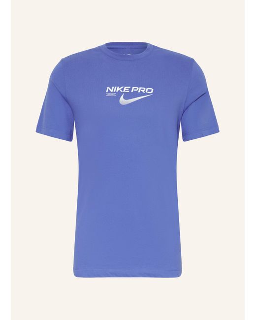 Nike T-Shirt PRO TRAINING in Blue für Herren