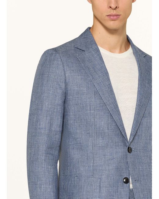 Reiss Anzugsakko GOULD Regular Fit aus Leinen in Blue für Herren