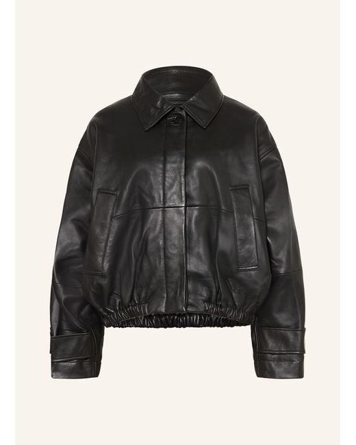 Rohe Black Lederblouson