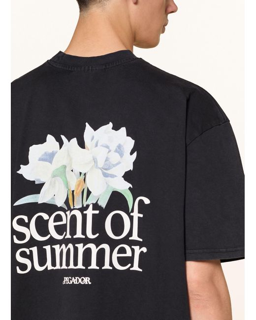 PEGADOR Oversized-Shirt MILES in Black für Herren