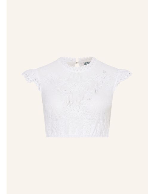 hammerschmid Natural Dirndlbluse DIANA mit Spitze