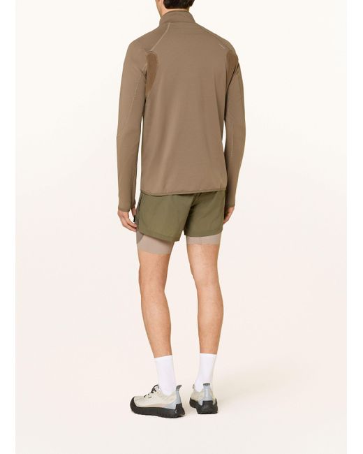 Satisfy 2-in-1-Laufshorts TECHSILKTM CORDURA® 8IN in Green für Herren