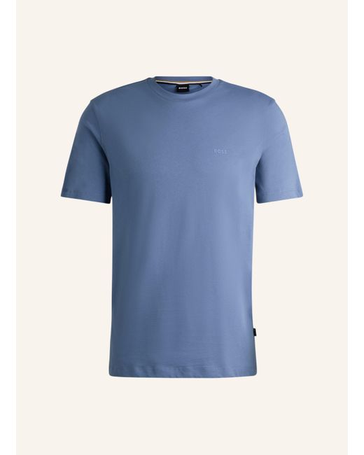 Boss T-Shirt THOMPSON 01 Regular Fit in Blue für Herren
