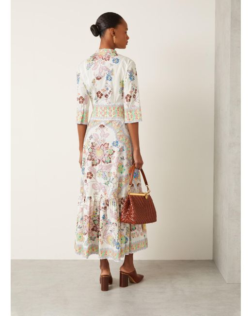Etro Natural Kleid mit 3/4-Arm