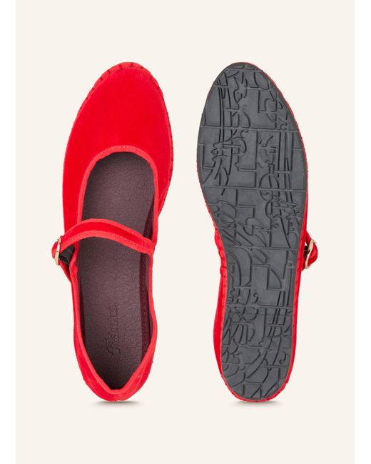 Flabelus Red Ballerinas MELLARK