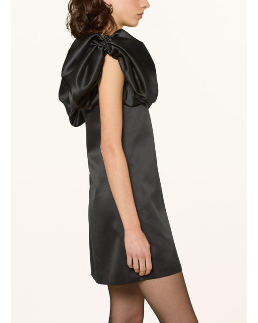ROTATE BIRGER CHRISTENSEN Black Satinkleid