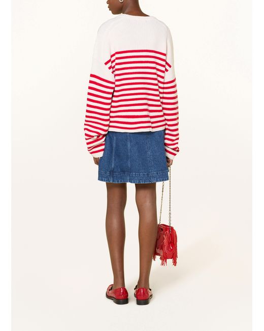 Maje Red Pullover