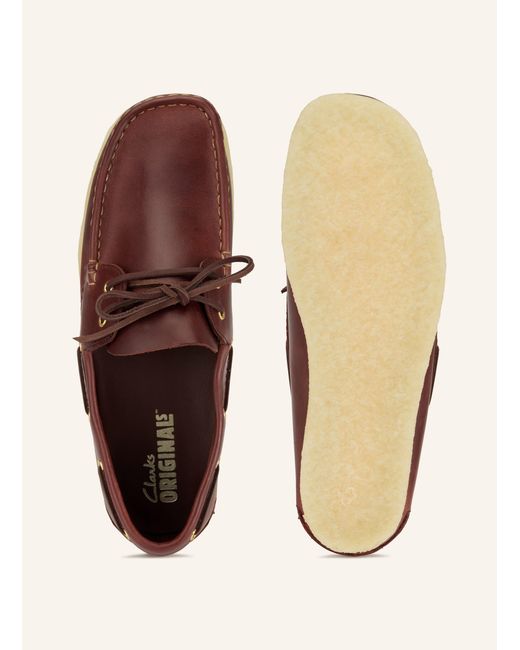 Clarks Bootsschuhe GODNEY in Brown für Herren