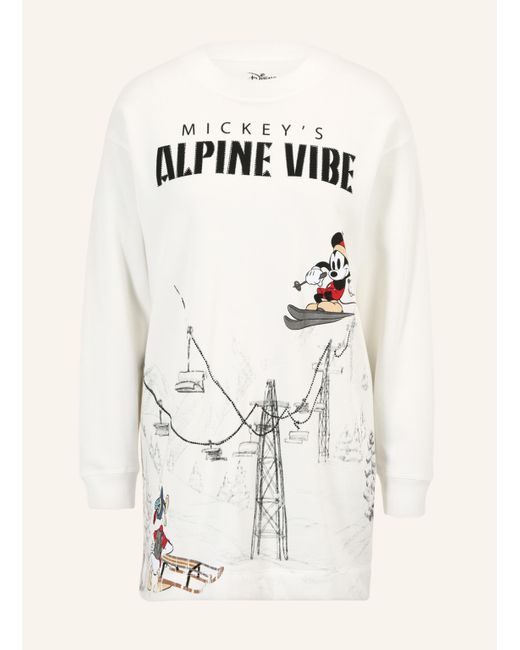 FROGBOX Natural Sweatshirt MICKEY ́S ALPINE VIBE