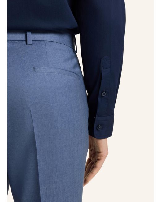 Boss Business Hose H-GENIUS-B1 Slim Fit in Blue für Herren