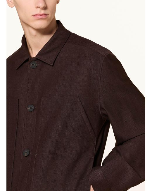 HUGO Overjacket ULIAN in Brown für Herren