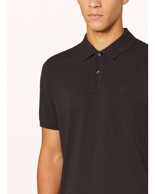 Scotch & Soda Pique-Poloshirt in Black für Herren