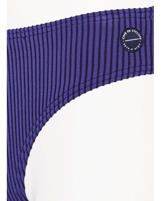 Cafe Du Cycliste Purple Bustier-Bikini JASMIN