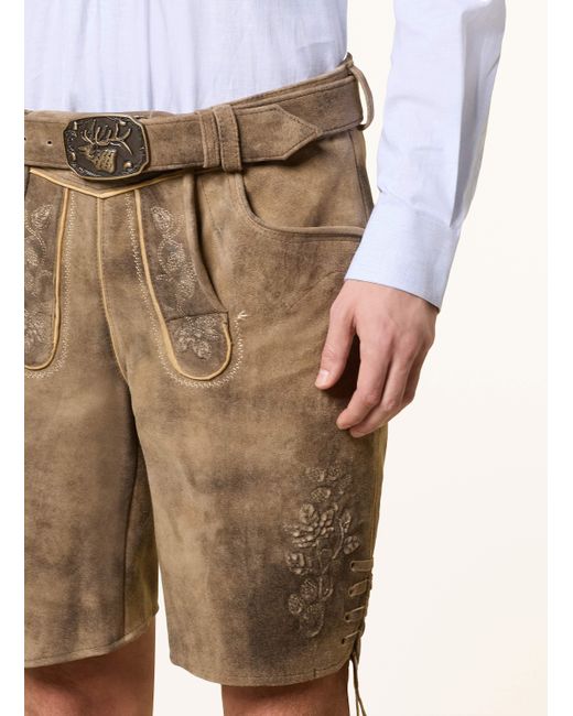Spieth & Wensky Trachten-Lederhose FERNANDO in Natural für Herren
