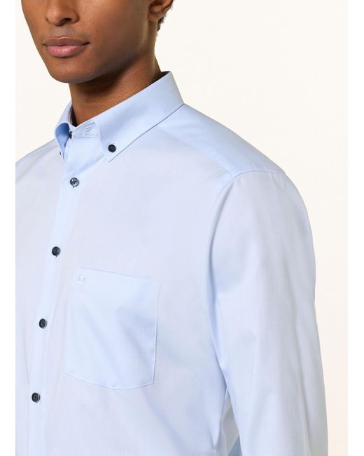 Olymp Hemd Luxor modern fit in Blue für Herren