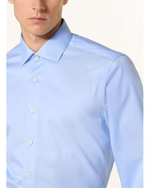 OLYMP SIGNATURE Hemd tailored fit in Blue für Herren