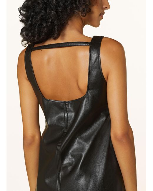 Boss Black Kleid DASHINI in Lederoptik