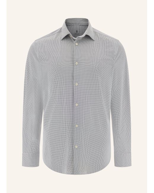 Boggi Jerseyhemd Slim Fit in Gray für Herren