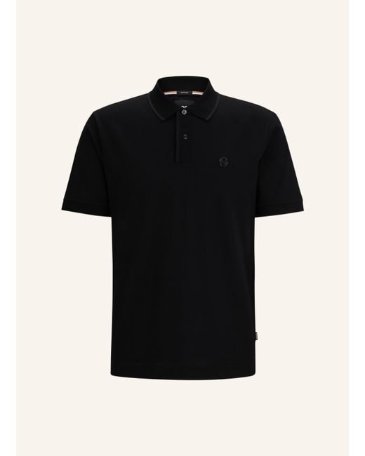Boss Poloshirt PARLAY 210 Regular Fit in Black für Herren