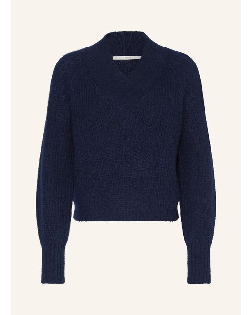 Lanius Blue Alpaka-Pullover
