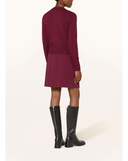 Windsor. Red Strickjacke aus Merinowolle