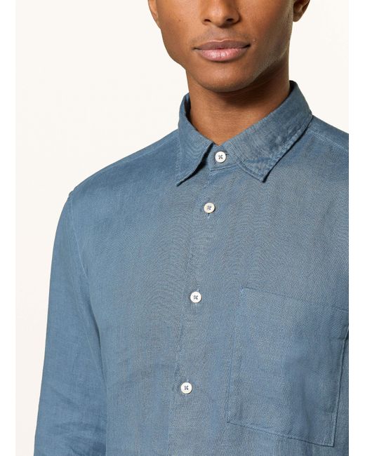 Marc O' Polo Leinenhemd Regular Fit in Blue für Herren