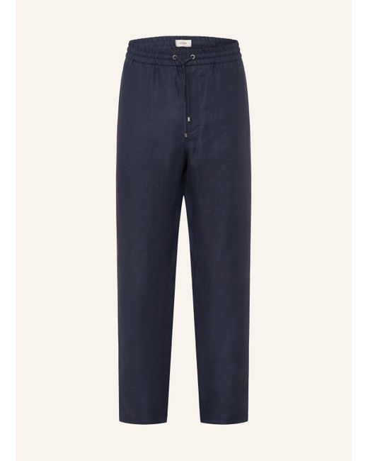Agnona Leinenhose Regular Fit in Blue für Herren