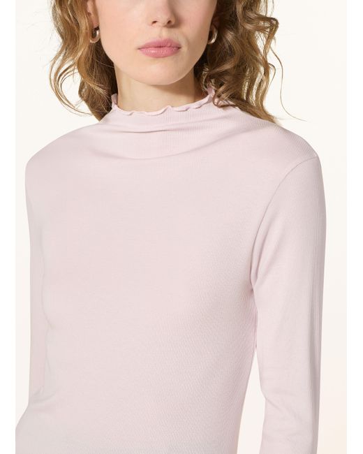 DARLING HARBOUR Pink Longsleeve mit Rüschen