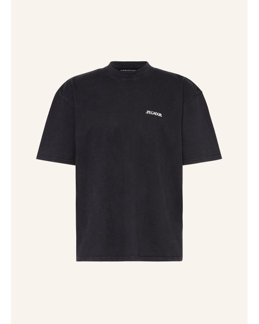 PEGADOR Oversized-Shirt MILES in Black für Herren