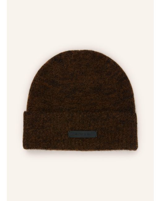 Represent Mütze mit Alpaka in Brown für Herren
