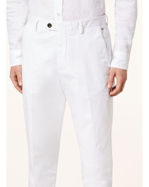 Windsor. Chino FLERO Extra Slim Fit in White für Herren