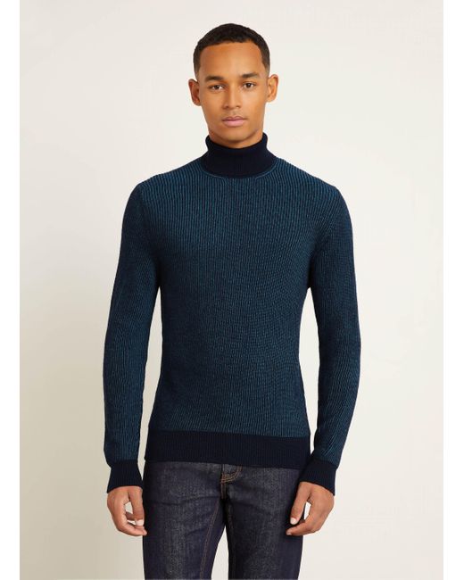 Etro Rollkragenpullover in Blue für Herren