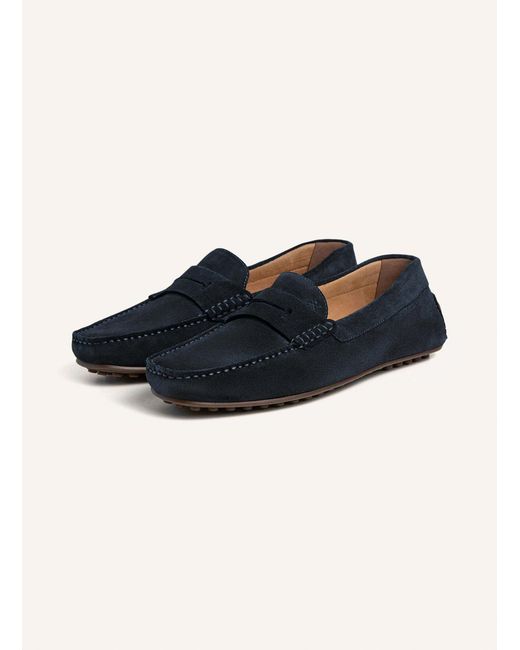 Hackett Loafer DRIVER SADDLE in Blue für Herren