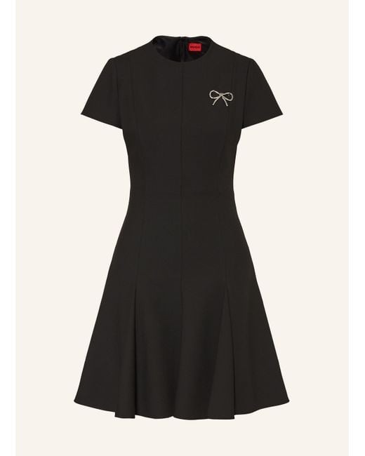 HUGO Black Kleid KEJULI