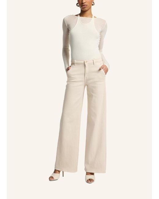 7 For All Mankind Natural Pants LOTTA Wide Leg fit