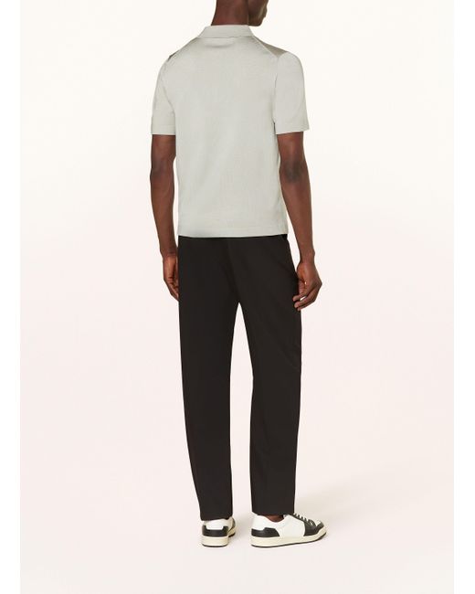 Sandro Strick-Poloshirt in Natural für Herren