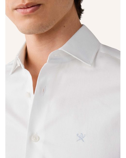 Hackett Freizeithemd ESS TEXTURE in White für Herren